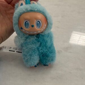 Fuzzy Blue Monster Plush Toy